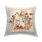 Stupell Industries Harvest Sprigs & Pumpkin Decorative Printed Throw Pillow
